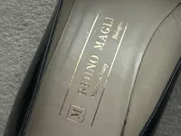 Bruno Magli Damen Pumps Schwarz Elegant Gr. 38.5 mit Schleife 3