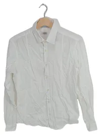 Bomboogie Business Hemd Herren Weiß Gr. 36 (44/XS) Baumwolle Langarm Uni 1