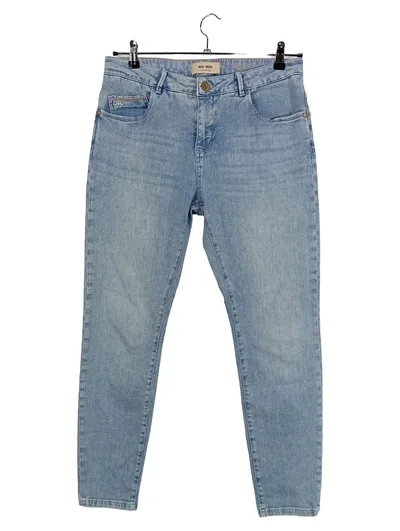 Mos Mosh Damen Mom Jeans Hellblau Gr. 30 Baumwolle Casual