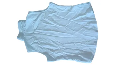 Triangle Damen Hemdbluse Bluse Ärmellos Gr. 38/M Blau Casual