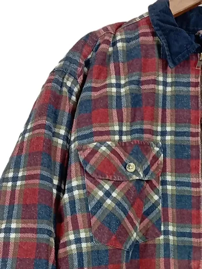 Tacoma Herren Leichte Jacke Kariert Baumwolle Freizeit Mehrfarbig Gr. 52 XL