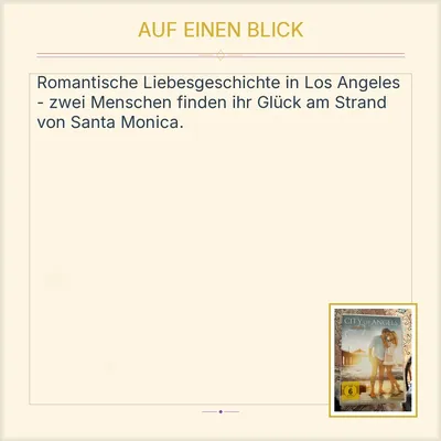 City of Angels - Verliebt in L.A. DVD Liebesfilm FSK 6