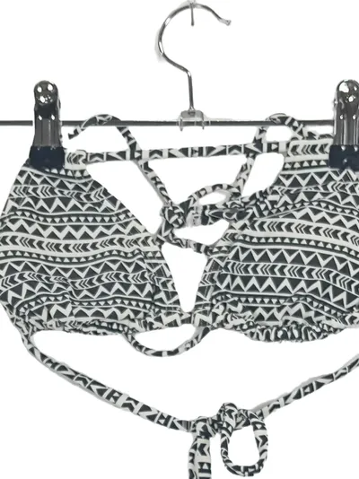 LASCANA Bikini Damen Gr. 34 Grafisch Modern Mehrfarbig Sommer Rüschen