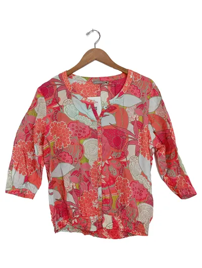 Sandwich Damen Bluse 36 S Mehrfarbig Blumenmuster 3/4-Arm Casual
