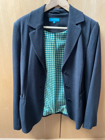 COOLCODE Damen Blazer Gr. 42 Grau Business Sakko Jacke Elegant