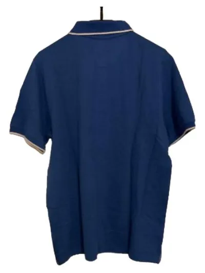James & Nicholson Herren Poloshirt Blau L Kurzarm Baumwolle Casual Knopfleiste