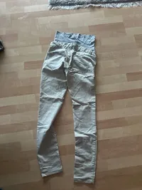 Mama Licious Umstandshose Chino Bauchband Damen Beige W28 L31 Casual 4