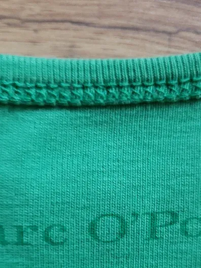 Marc O'Polo Damen T-Shirt Basic Grün Baumwolle Gr. S Kurzarm