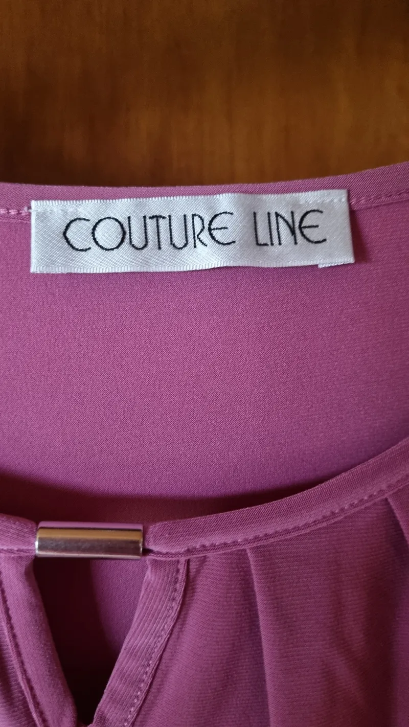 Couture Line Damen Top Shirt Gr. 40/L Pink Elegant Kurzarm 5
