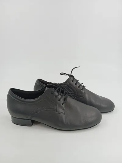 Diamant Tanzschuhe Herren Leder Schnürung Schwarz Gr. 40