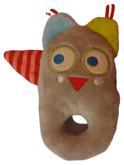 JAKO-O Greifling Eule Baby Spielzeug Mehrfarbig Polyester Kuscheltier