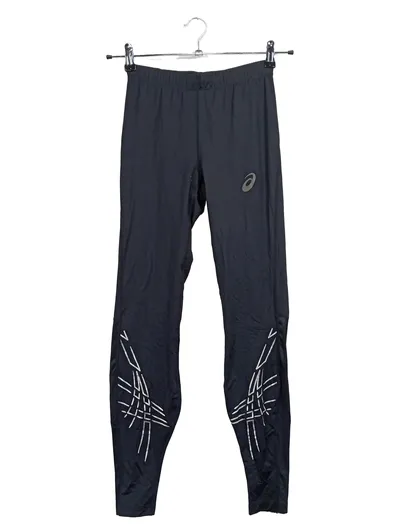 Asics Jogginghose Herren Gr. 38 Schwarz Sportlich Laufhose