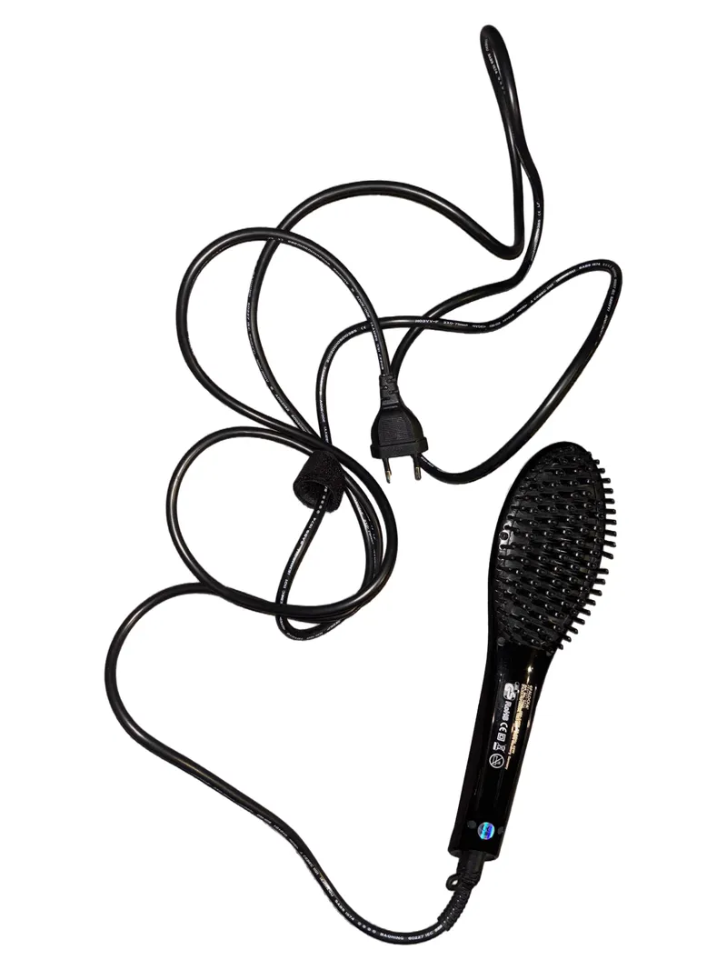 Efalock 7060 Glättbürste Haarglätter Glätteisen Schwarz 1