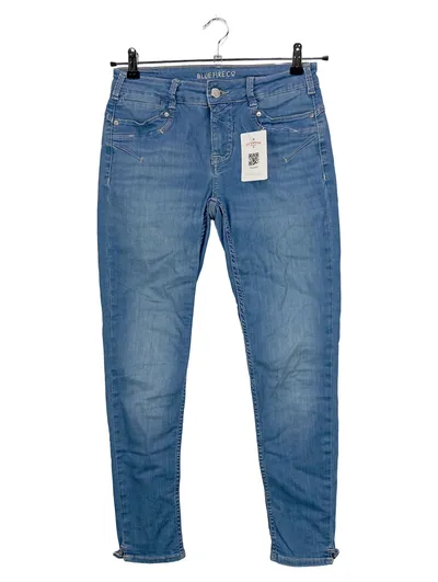 BLUE FIRE CO Damen Jeans Slim Fit Blau Gr. W29/38/M Casual