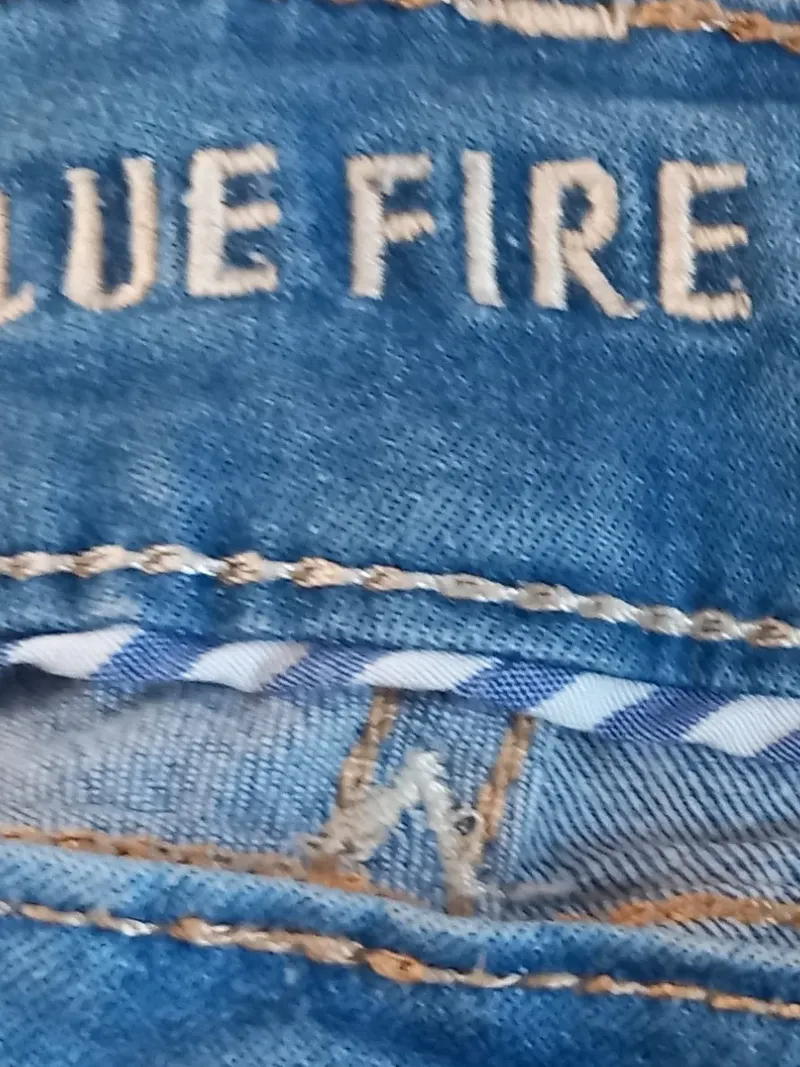 BLUE FIRE CO Damen Jeans Slim Fit Blau Gr. W29/38/M Casual 6