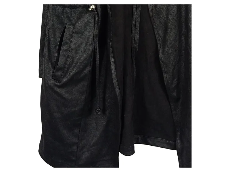 Dreamstar Damen Sweatjacke Gr. 38/M Schwarz Modern Polyamid 7