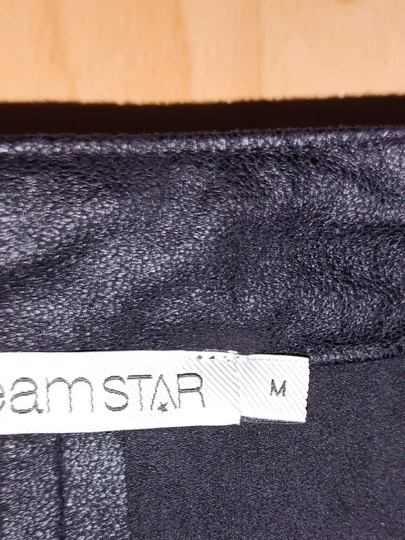 Dreamstar Damen Sweatjacke Gr. 38/M Schwarz Modern Polyamid 9