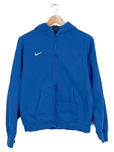 Nike Kapuzenpullover Kinder Hoodie Blau Gr. 158/164 XL Sweatjacke