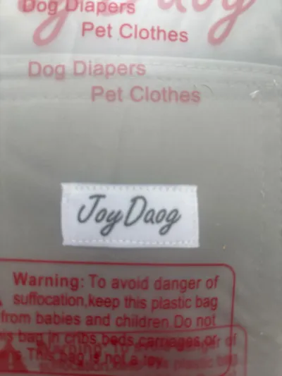 JoyDaog Hundewindeln Rüdenwindeln waschbar Belly Bands M Blau Orange