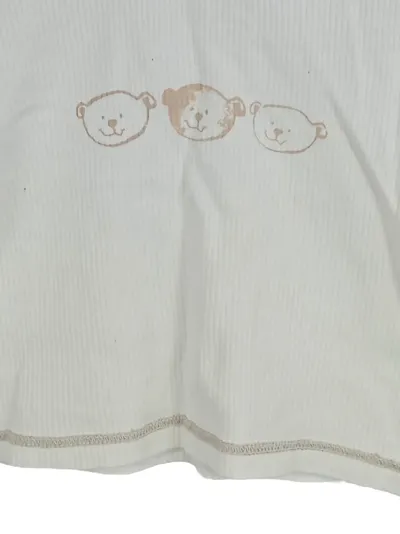 Kanz Baby Body Gr. 62 Weiß mit Teddy-Motiv
