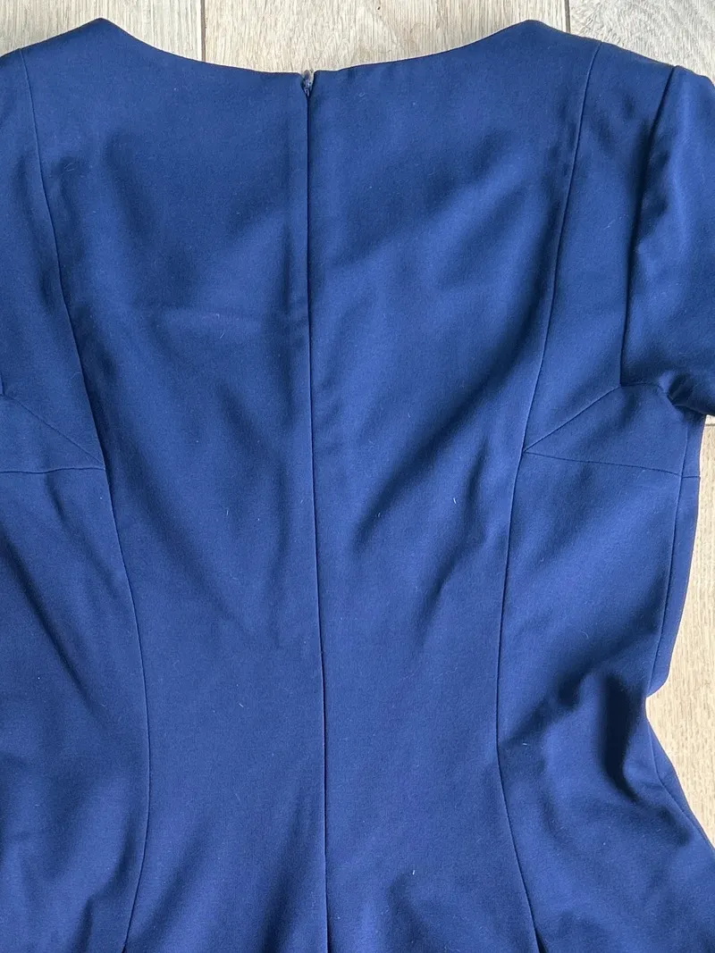 Diane von Furstenberg Damen Festliches Kleid Gr. 34/XS Blau Elegant 3
