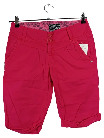 Fresh Made Damen Cargo Shorts Pink Gr. M Baumwolle Casual