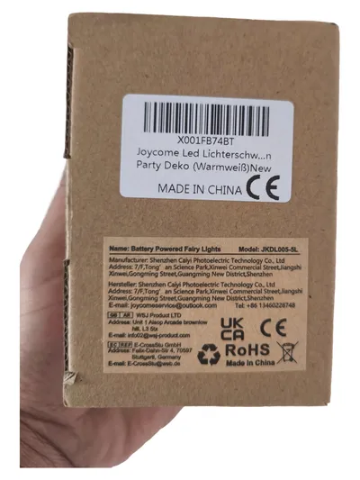 Joycome LED Lichterkette Batterie Party Deko Warmweiß Fairy Lights