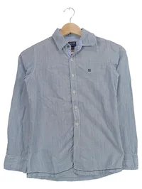 Blue Rebel Kinder Hemd Langarm Gestreift Blau Gr. 134/140 Baumwolle 1