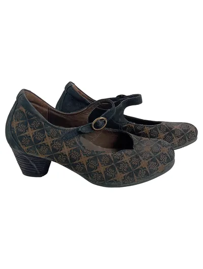Think! Damen Ballerinas Mary Jane Klassisch Mehrfarbig Gr. 36.5