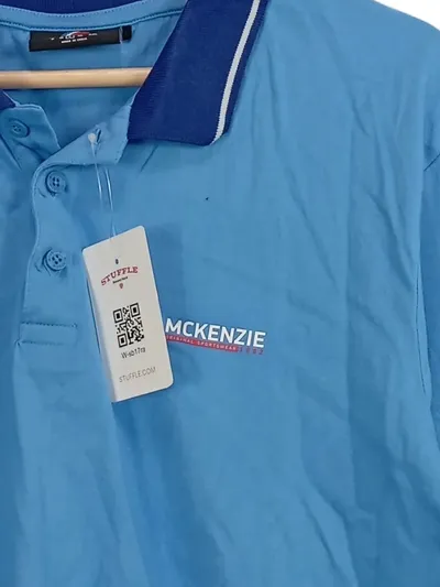 McKenzie Herren Poloshirt Gr. 40/XXS Blau Casual