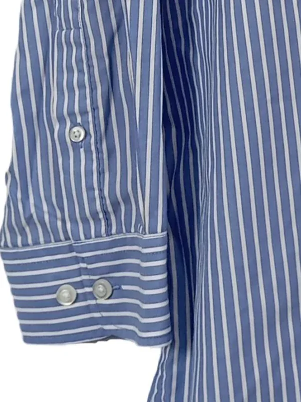 Camargue Business Hemd Herren Blau Weiß Gestreift Langarm Gr. 56;3XL 4