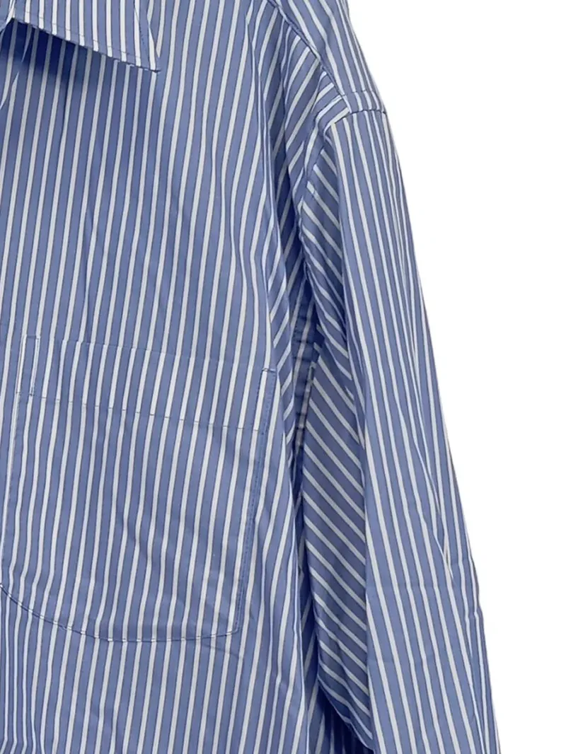 Camargue Business Hemd Herren Blau Weiß Gestreift Langarm Gr. 56;3XL 6