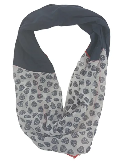 BiBA Damen Schal Blumenmuster Mehrfarbig Casual Freizeit Loop