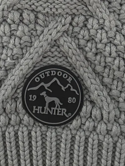 Hunter Outdoor Hundepullover Malmö Strick Grau Zopfmuster Acryl