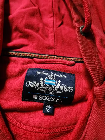 Socx Blue Damen Kapuzenpullover Hoodie Rot British Columbia Gr. M 38