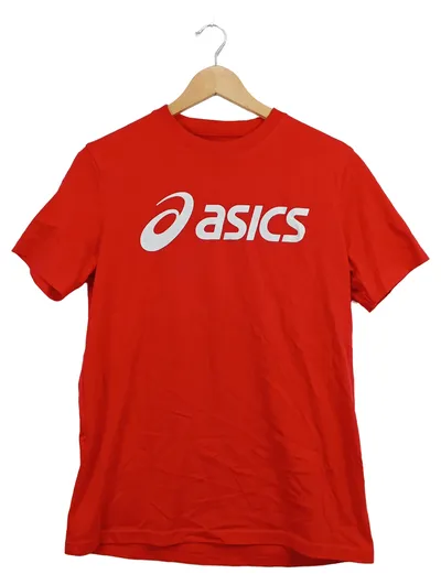 Asics Herren T-Shirt Gr. 38 Rot Sportlich