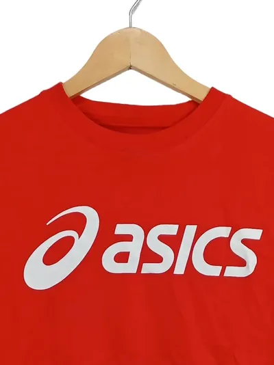 Asics Herren T-Shirt Gr. 38 Rot Sportlich