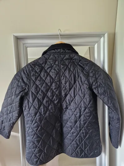 Barbour Kinder Steppjacke Klassisch Schwarz Gr. 134