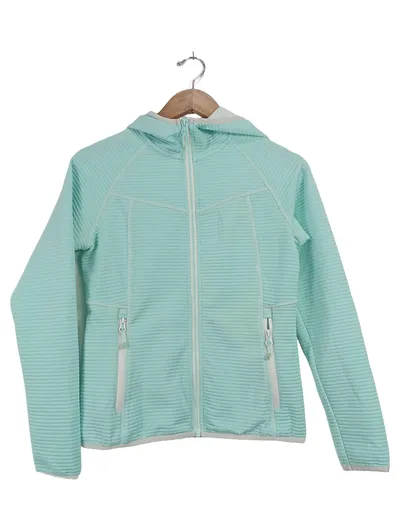 Icepeak Damen Outdoorjacke Fleecejacke Kapuze Gr. 36/S Türkis