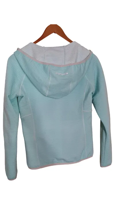 Icepeak Damen Outdoorjacke Fleecejacke Kapuze Gr. 36/S Türkis