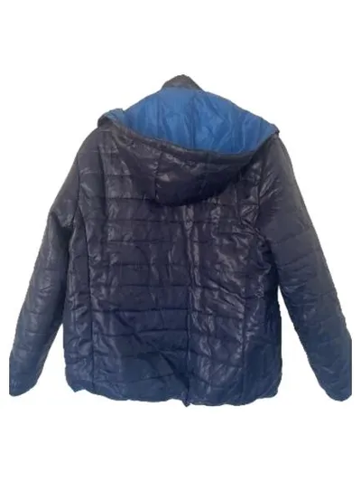 Ten Degrees Herren Steppjacke Gr. XL Blau Kapuze Winterjacke