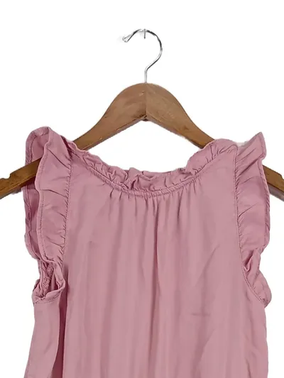 MNG Kinder Freizeitkleid Gr. 164 Rosa Rüschen Sommer