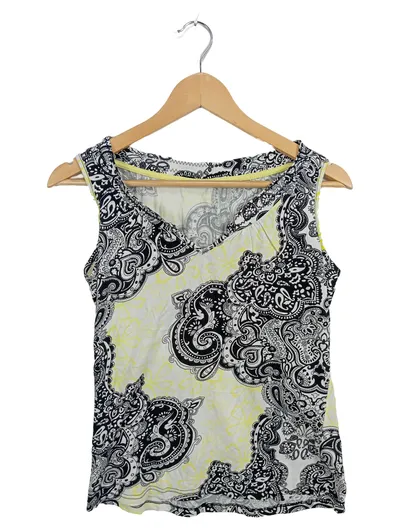 AWG Damen T-Shirt Paisley Muster S Mehrfarbig