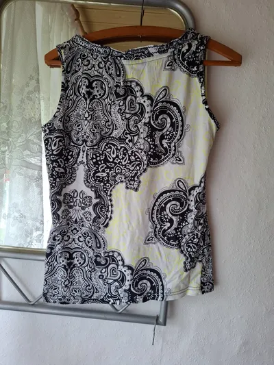 AWG Damen T-Shirt Paisley Muster S Mehrfarbig