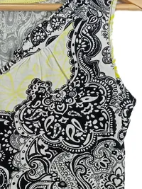 AWG Damen T-Shirt Paisley Muster S Mehrfarbig 3