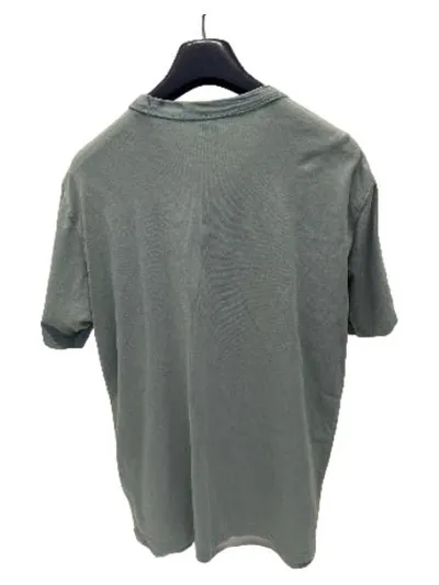 UNIQLO U Herren T-Shirt Gr. L Basic Grün Baumwolle Rundhals