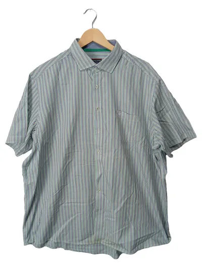 Casa Moda Herren Kurzarm Hemd Gestreift Mehrfarbig Gr. 44/XS