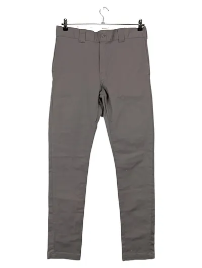 Dickies Arbeitshose Herren M Grau Basic Slim Skinny Baumwolle