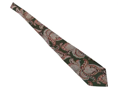Commodore Krawatte Herren Paisley Mehrfarbig Klassisch Business Elegant