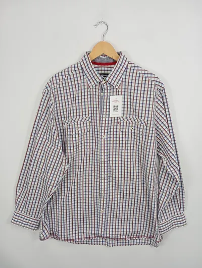 Walbusch Herren Karohemd Langarm Kariert Gr. 44;XS